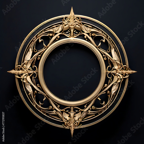 gold frame