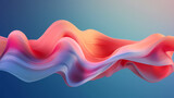 Colorful wavy objects