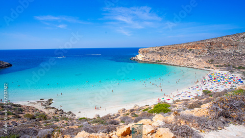 Fototapeta Naklejka Na Ścianę i Meble -  sea of  Lampedusa