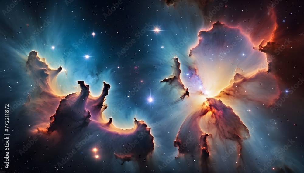 Fototapeta premium fire in the sky