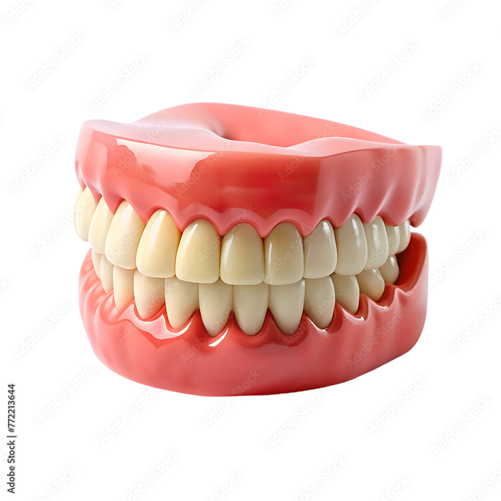 Obraz premium typodont tooth retainer 3d modeling