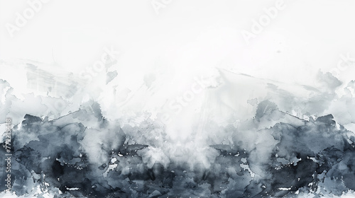 black and white painted abstract background