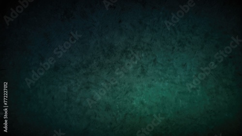 Oceanic Glow Dark Green Blue Grainy Gradient Backdrop for Webpage Header