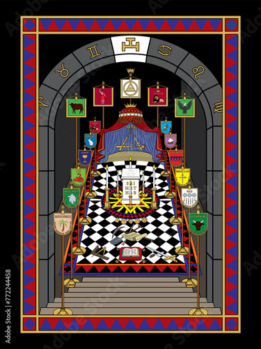 Royal Arch Tracing Board Color.indd