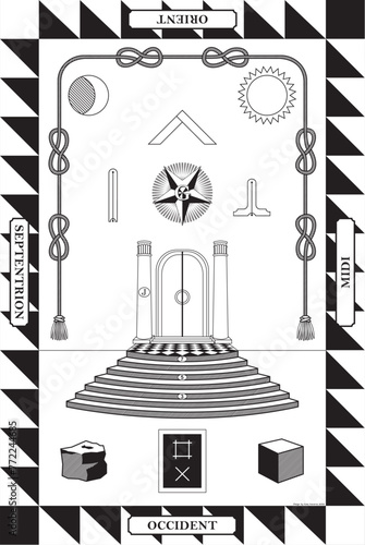 Scottish Masonic Tapis BW 2024.indd