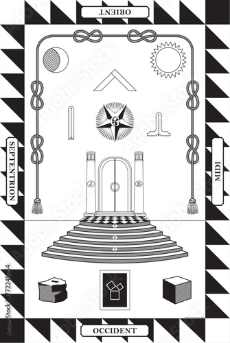 Scottish Masonic Tapis BW 2024.indd