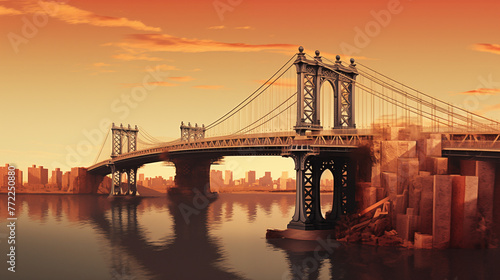 bridges in the city © Comp{AI}nion