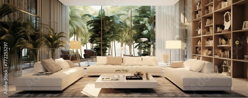 luxurious living room decoration © ranjan