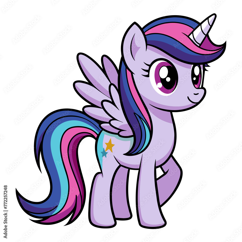 Whimsical Horseplay: Cartoon Horse Vector Art with Playful Silhouette Whimsical Horseplay: Cartoon Horse Vector Art with Playful Silhouette