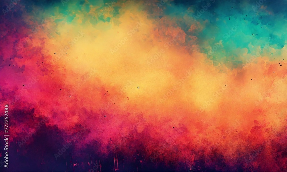Fototapeta premium abstract gradient watercolor background texture and distressed vintage