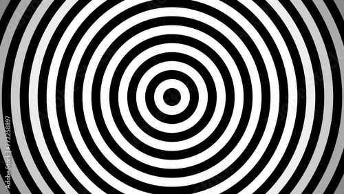 Endless spiral animation, hypnosis visualization circle looping abstract background black and white seamlessly looping circle abstract background black and white background hypnosis spiral background