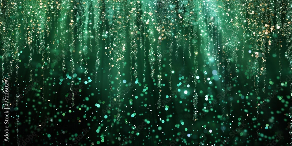 Refreshing green backdrop speckled with numerous small green dots, evoking a sense of rejuvenation and vitality akin to a verdant forest. Refreshing green backdrop speckled with numerous small green dots, evoking a sense of rejuvenation and vitality akin to a verdant forest.