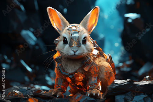 futuristic rabbit