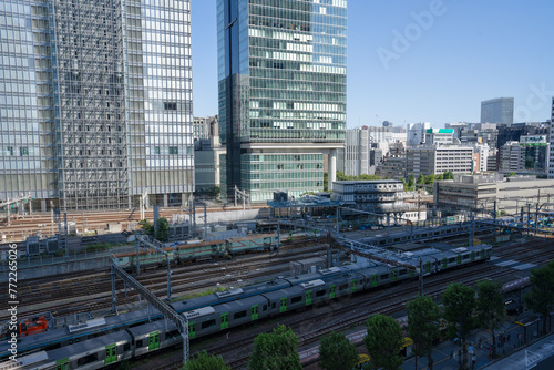 東京駅に接続される多くの鉄道路線 © hiroyoshi
