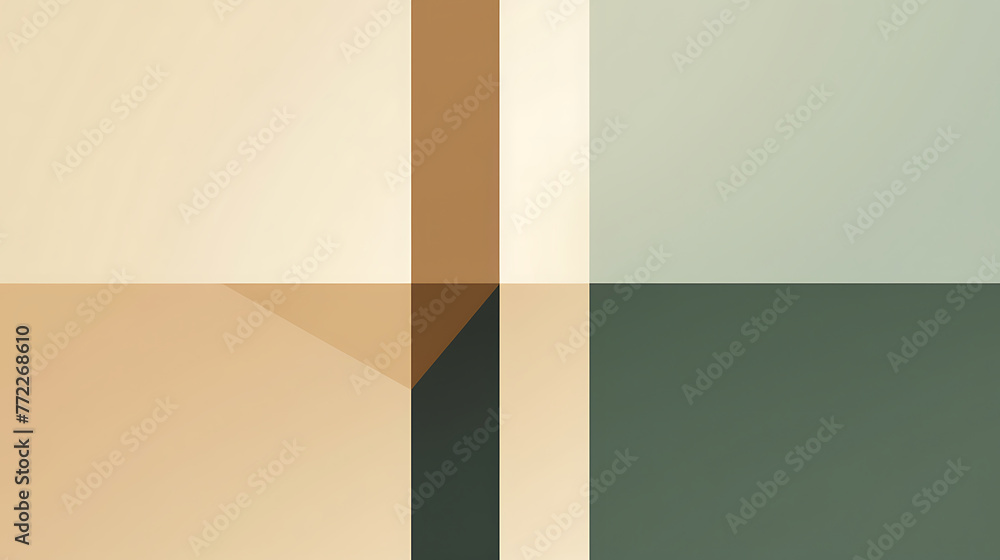 Minimalist earthy Graphic Art Design In Pastel muted Colors.  generative ai