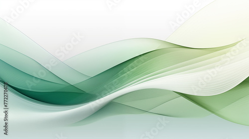 abstract green wave background