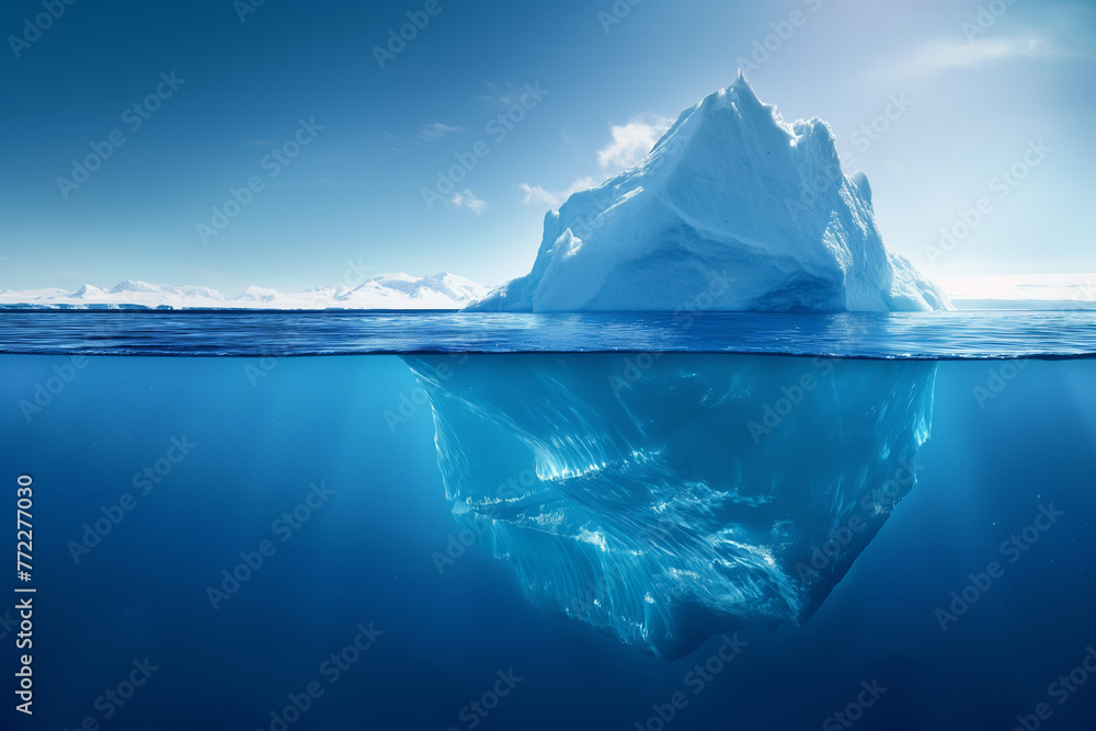 Obraz premium The Iceberg Beneath