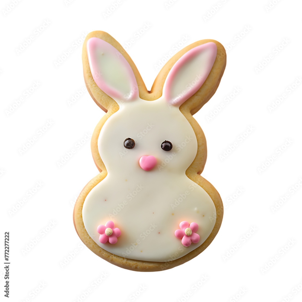 Fototapeta premium cute bunny cookie