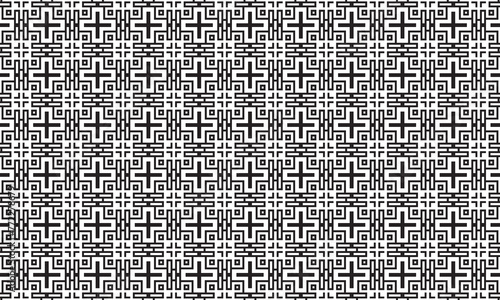 Embrace timeless elegance with this captivating black and white geometric pattern. Perfect for adding sophistication to your designs.