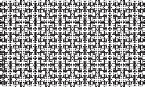 Embrace timeless elegance with this captivating black and white geometric pattern. Perfect for adding sophistication to your designs.
