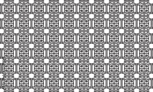 Embrace timeless elegance with this captivating black and white geometric pattern. Perfect for adding sophistication to your designs.