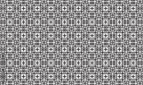 Embrace timeless elegance with this captivating black and white geometric pattern. Perfect for adding sophistication to your designs.