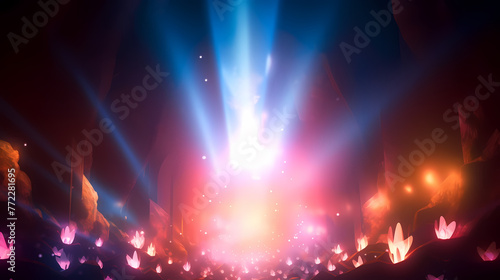 stage lighting background