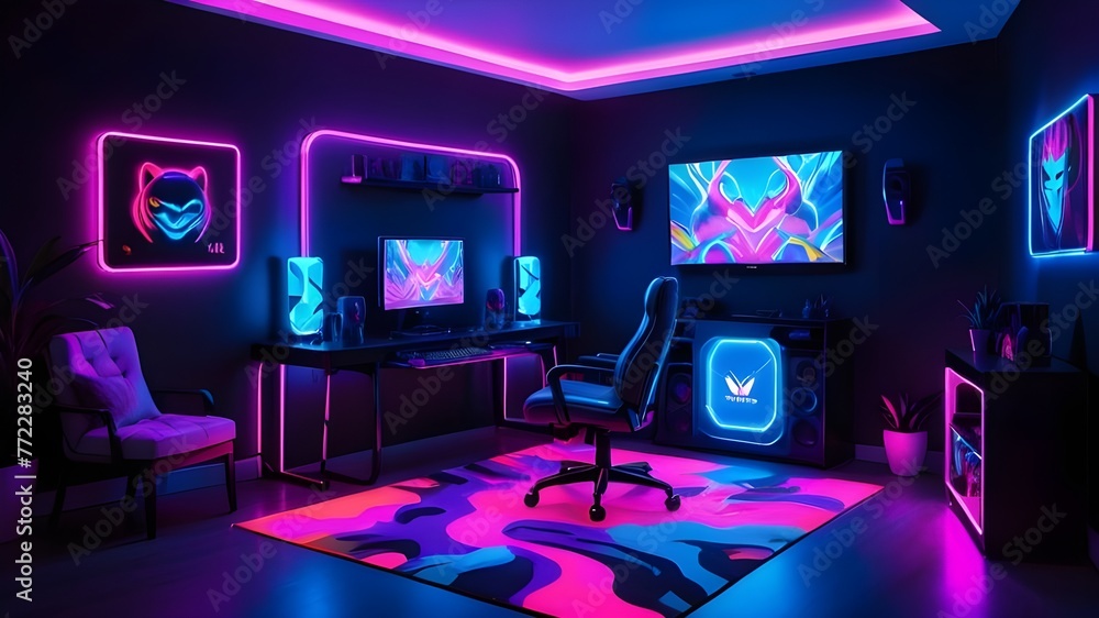 Neon Oasis Where Gaming Dreams Come Alive Neon Oasis Where Gaming Dreams Come Alive