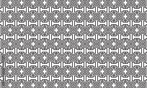 Embrace timeless elegance with this captivating black and white geometric pattern. Perfect for adding sophistication to your designs.