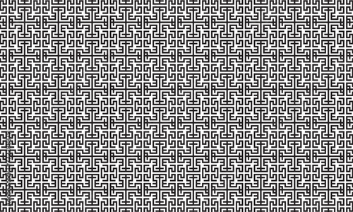 Embrace timeless elegance with this captivating black and white geometric pattern. Perfect for adding sophistication to your designs.