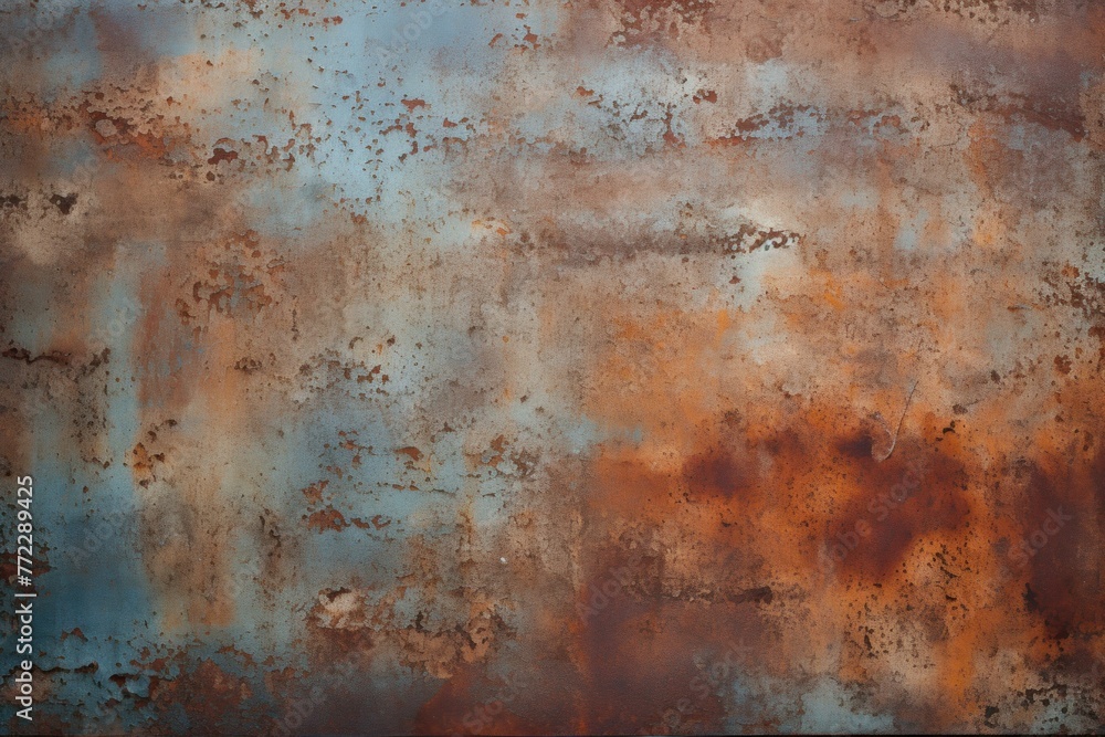 Weathered Rust metal background. Steel grunge iron. Generate AI Weathered Rust metal background. Steel grunge iron. Generate AI