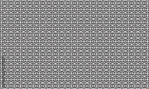 Embrace timeless elegance with this captivating black and white geometric pattern. Perfect for adding sophistication to your designs.