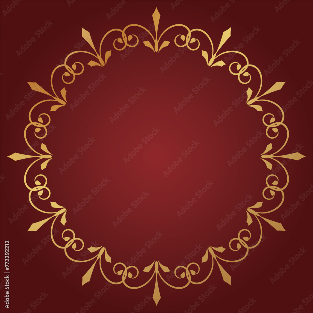 Retro border frame design, vector luxury pattern border decoration background Retro border frame design, vector luxury pattern border decoration background