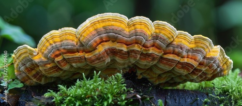 Detailed view of a Tigers Eye Fungus photo