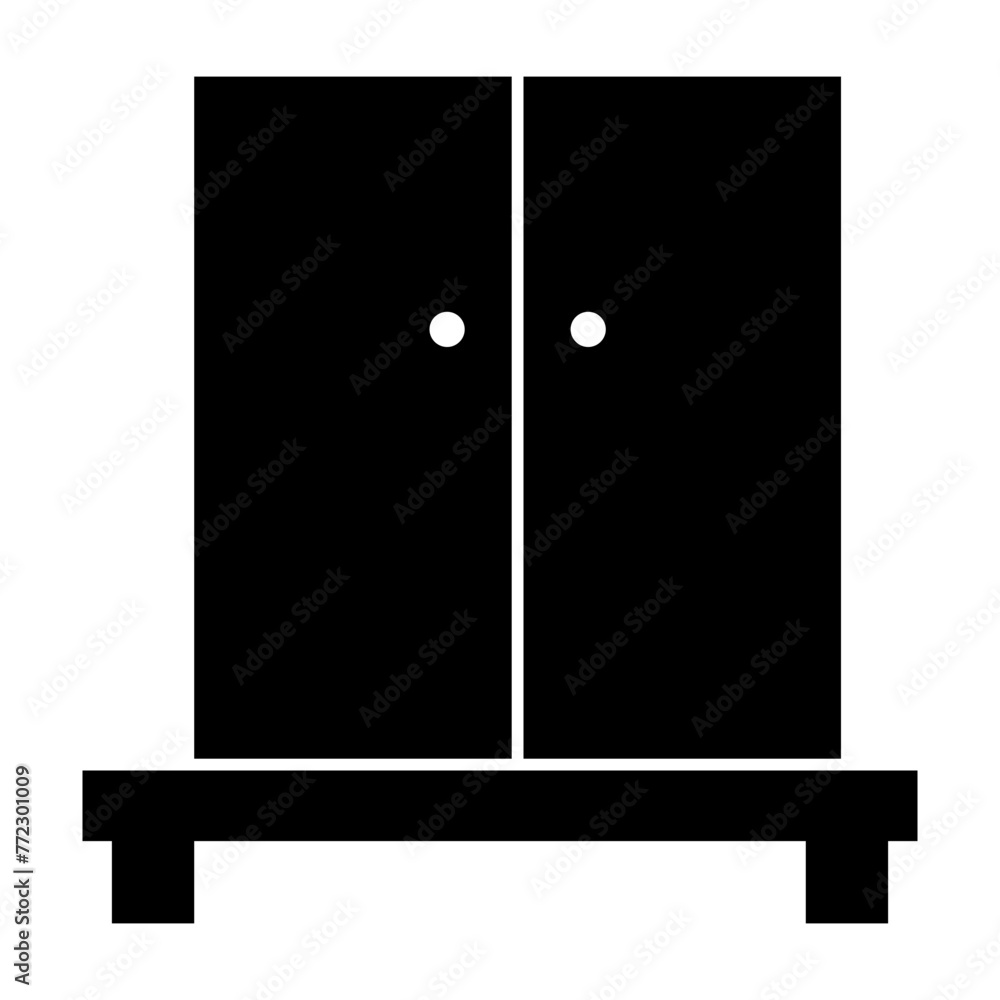 illustration of a wardrobe