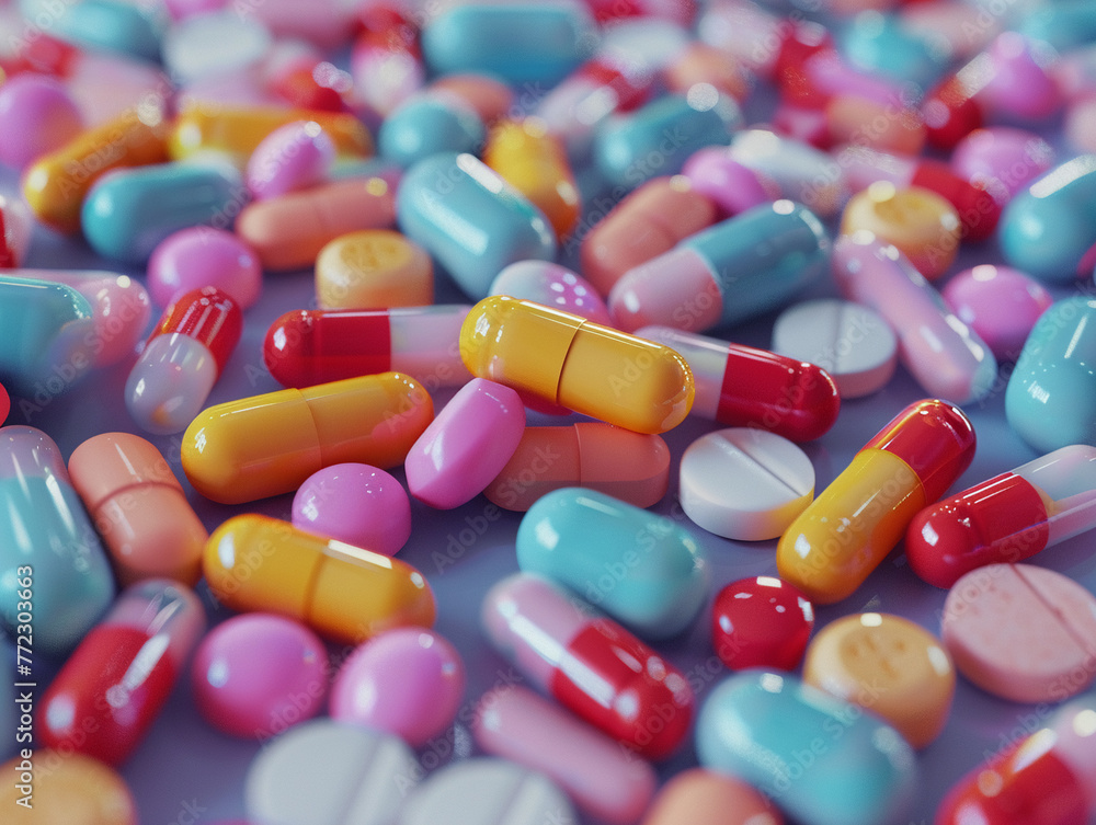 3D clay rendering of a capsule, ultra-detailed, medical-grade representation, lifelike texture 3D clay rendering of a capsule, ultra-detailed, medical-grade representation, lifelike texture