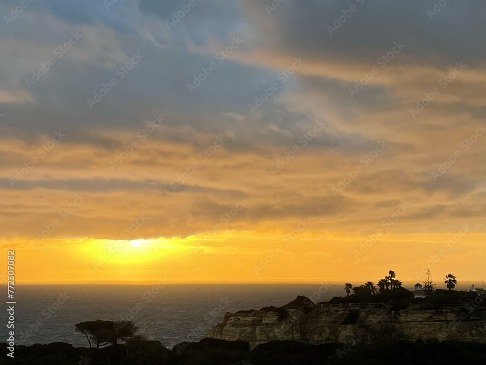 Sunset in the Portuguese Algarve