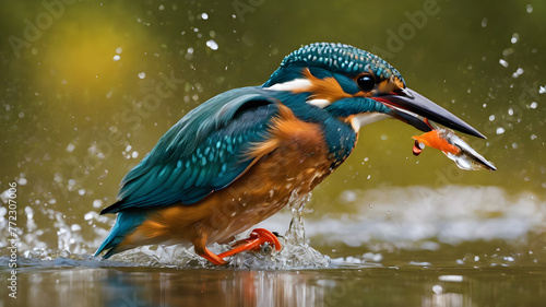 kingfisher on the branch © UmerDraz