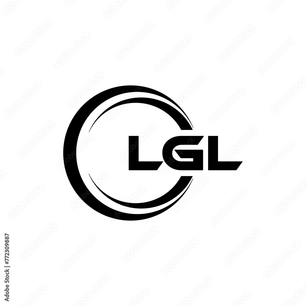 LGL letter logo design in illustration. Vector logo, calligraphy designs for logo, Poster, Invitation, etc. LGL letter logo design in illustration. Vector logo, calligraphy designs for logo, Poster, Invitation, etc.