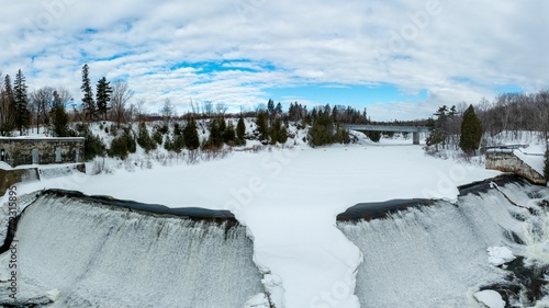 Montgomery falls quebec canada photo