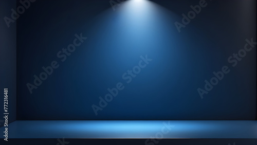 stage with spotlight on the wall ppt backgroud