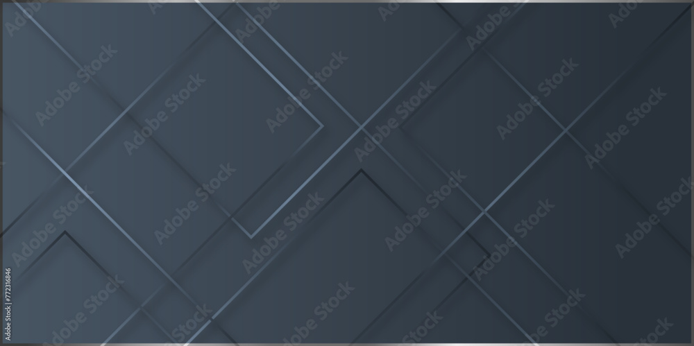 Obraz premium abstract Light blue and dark blue abstract, Abstract modern architecture line background. Dark abstract futuristic background. 