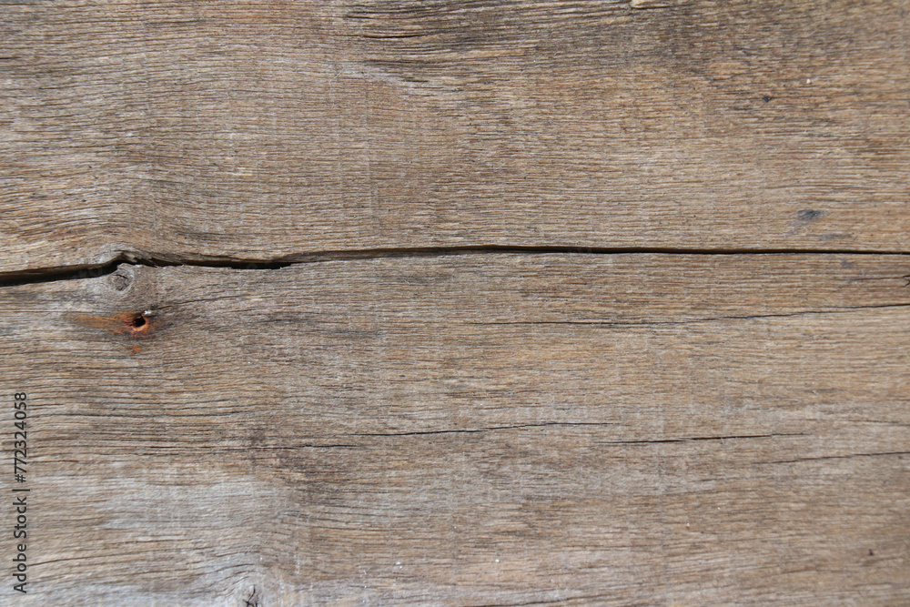 Old wooden texture for background that has natural cracks. Old wooden texture for background that has natural cracks.