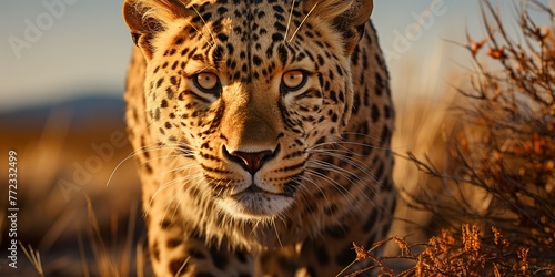 Envision a cheetah with a strong sense of focus