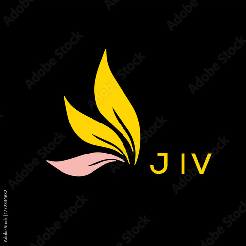 JIV  logo design template vector. JIV Business abstract connection vector logo. JIV icon circle logotype.
 photo