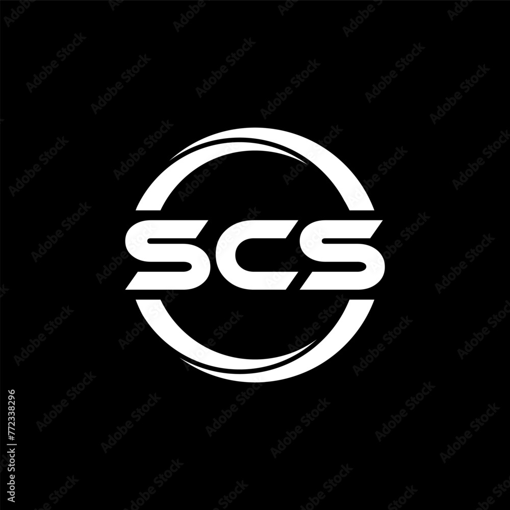 SCS letter logo design in illustration. Vector logo, calligraphy designs for logo, Poster, Invitation, etc. SCS letter logo design in illustration. Vector logo, calligraphy designs for logo, Poster, Invitation, etc.