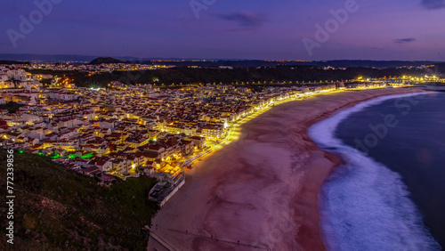 Nazare`in der Blauen Stunde