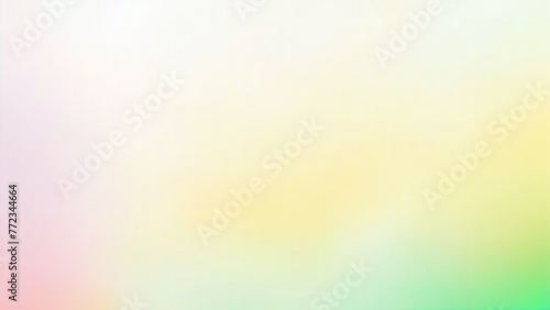 Blurred Yellow mint green, peach orange and white silver colors bokeh background