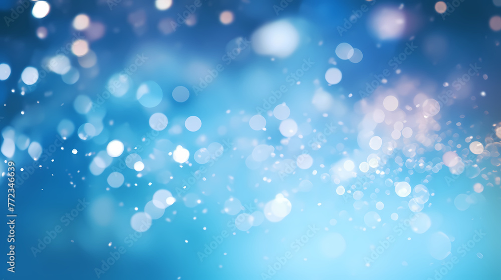 Abstract blurred soft blue beautiful glowing glitter bokeh Abstract blurred soft blue beautiful glowing glitter bokeh