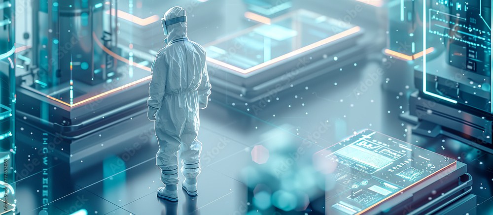 Future Inovator Innovator at the Forefront of Futuristic Lab Research - Visionary in a ...